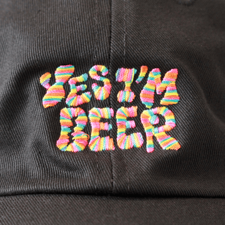 MORE BEER「YES I'M BEER LOW CAP(OLD BLACK)」