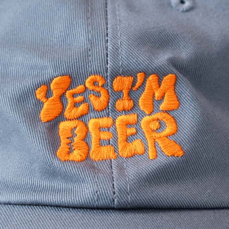 MORE BEER「YES I'M BEER LOW CAP(ASH BLUE)」