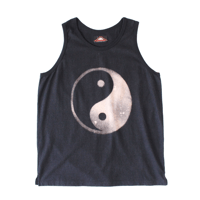 JAVARA「YIN YANG HEMP TANK TOP(BLACK)」