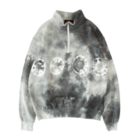 JAVARA「DISK HALF ZIP SWEAT (MONO)」
