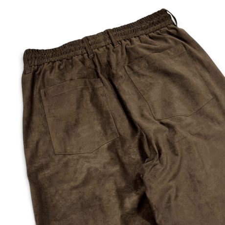 LUX SUEDE WIDE EASY PANTS