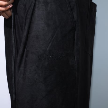 LUX SUEDE WIDE EASY PANTS