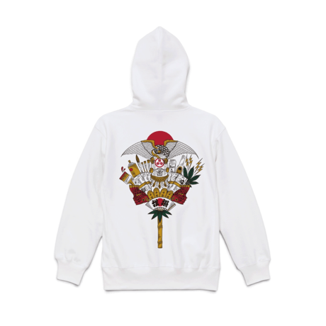 KUMADE PULLOVER HOODIE (RUTSUBO×画工遊鷹）