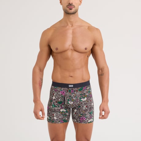 SAXX VIBE XTRA SOFT COMFORT BOXER BRIEF FLY SXVX24F-LBG