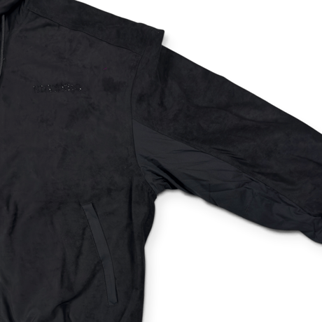 LUX SUEDE HOODED JACKET