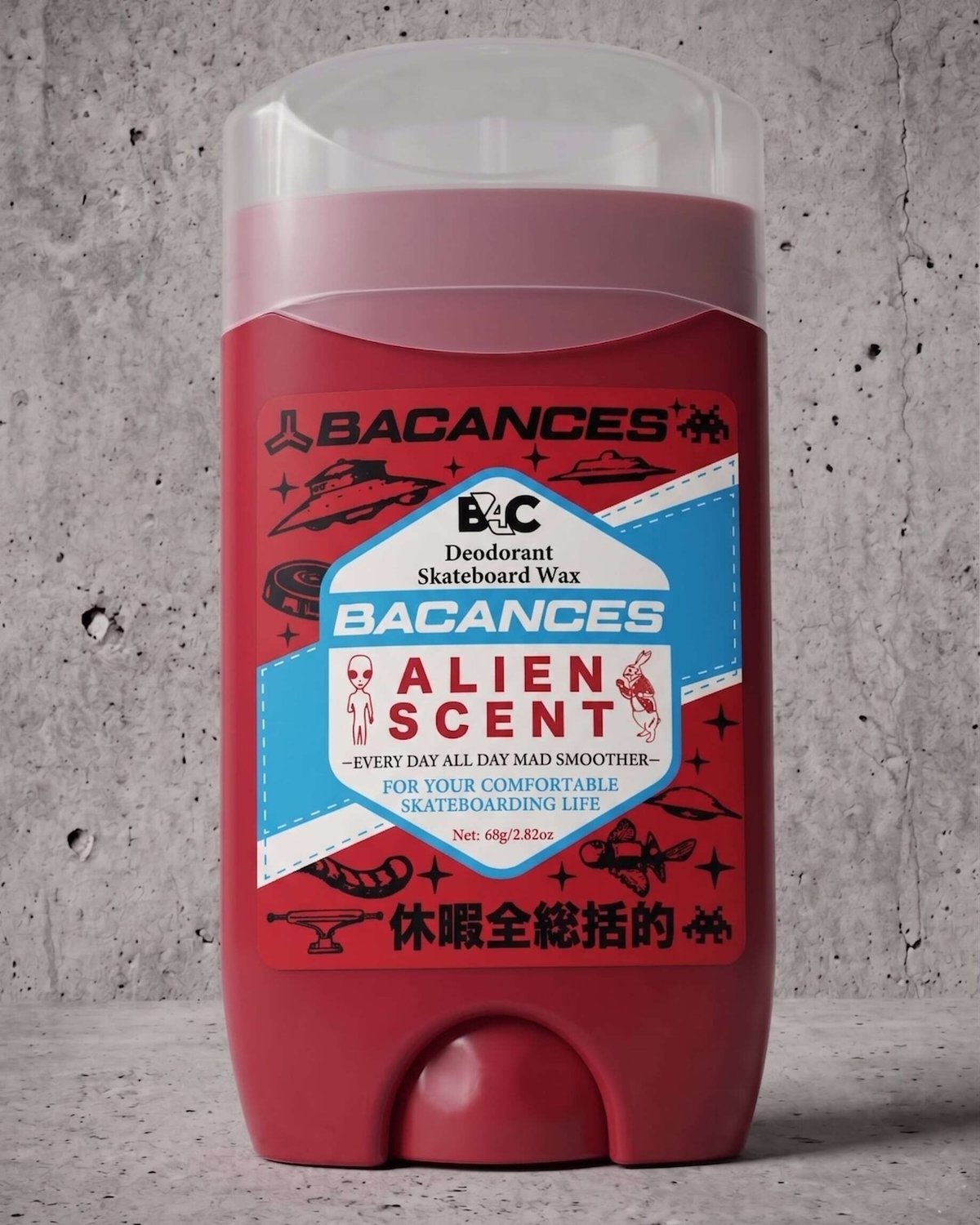 bacance - BC DEODORAND SKATEBOARD WAX [ALIEN