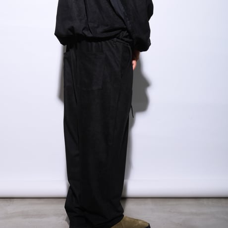 LUX SUEDE WIDE EASY PANTS