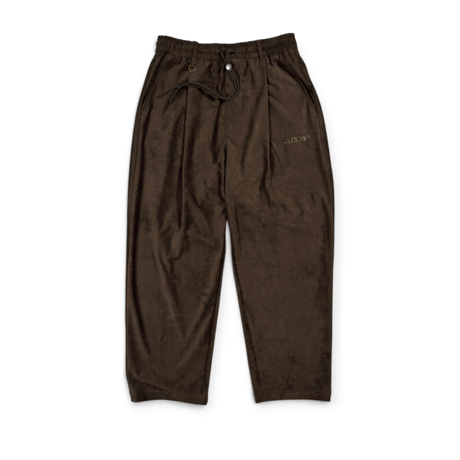 LUX SUEDE WIDE EASY PANTS