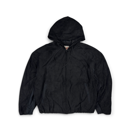 LUX SUEDE HOODED JACKET