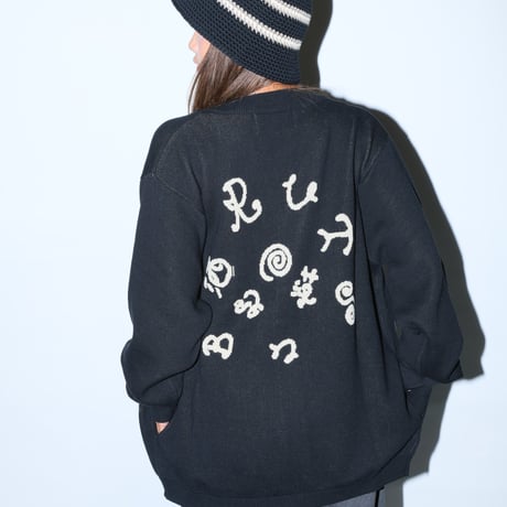 JACQUARD ART CARDIGAN（RUTSUBO × aimi odawara）