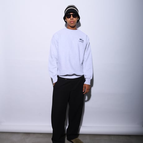 OLD SKOOL 皿回 CREW SWEAT (RUTSUBO×YU SUDA）