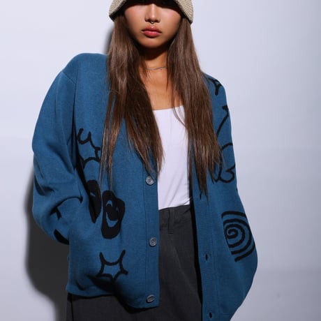 JACQUARD ART CARDIGAN（RUTSUBO × aimi odawara）
