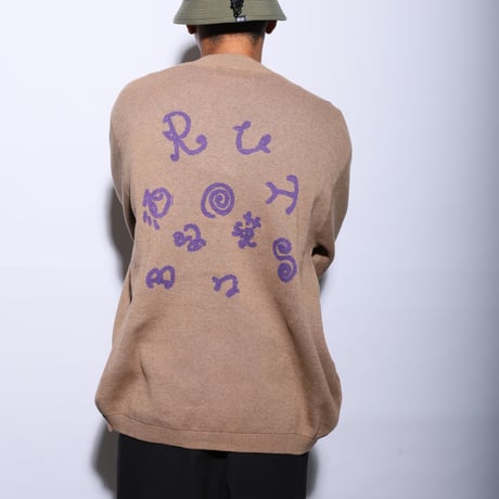 JACQUARD ART CARDIGAN（RUTSUBO × aimi odawara）