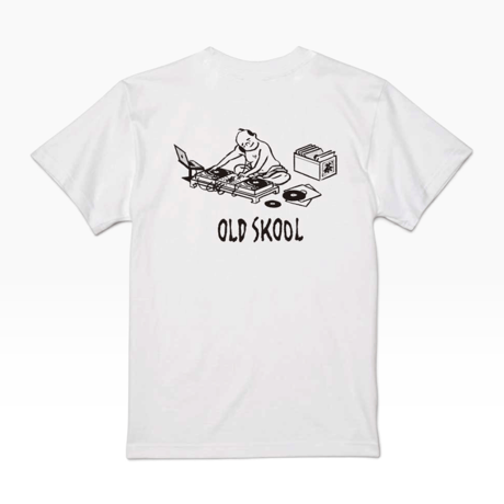 OLD SKOOL 皿回 TEE (RUTSUBO × YU SUDA）