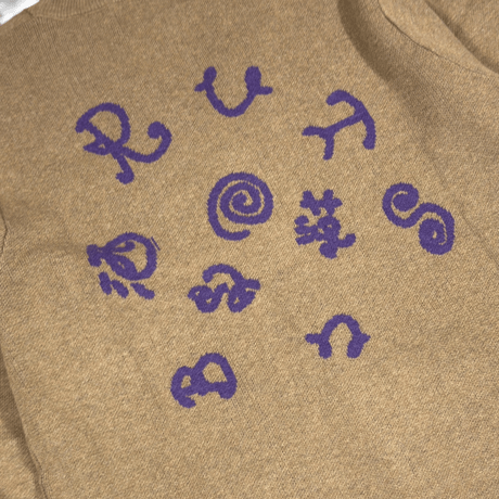 JACQUARD ART CARDIGAN（RUTSUBO × aimi odawara）
