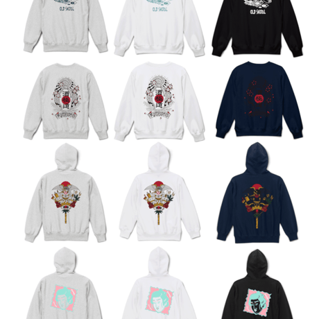 KUMADE PULLOVER HOODIE (RUTSUBO×画工遊鷹）