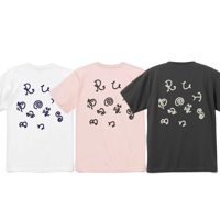 DANCING SYMBOLS TEE (RUTSUBO × aimi odawara）