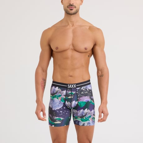 SAXX VOLT BREATHABLE MESH BOXER BRIEF SXBB85-MID