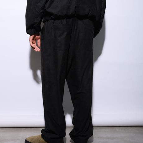 LUX SUEDE WIDE EASY PANTS