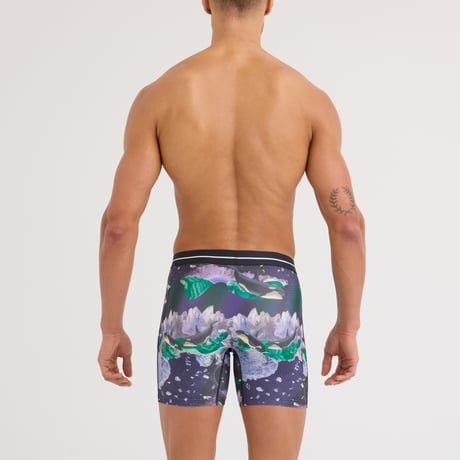 SAXX VOLT BREATHABLE MESH BOXER BRIEF SXBB85-MID