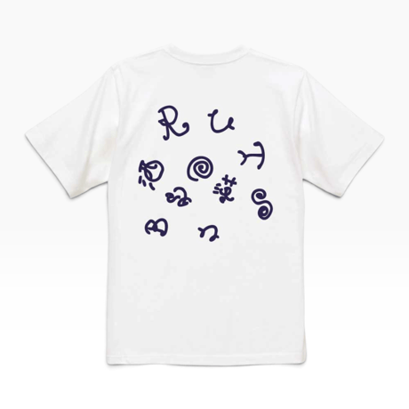 DANCING SYMBOLS TEE (RUTSUBO × aimi odawara）