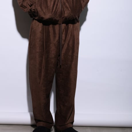 LUX SUEDE WIDE EASY PANTS