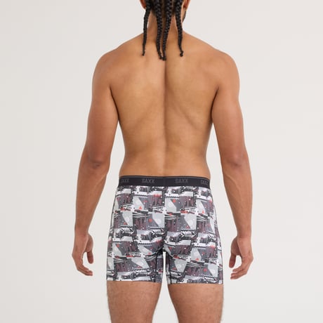 SAXX QUEST QUICK DRY MESH BOXER BRIEF FLY SXBB65F-WRB