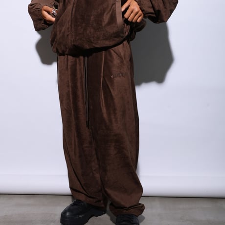 LUX SUEDE WIDE EASY PANTS