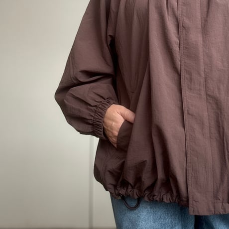 NANGA TAFFETA GATHER BLOUSON