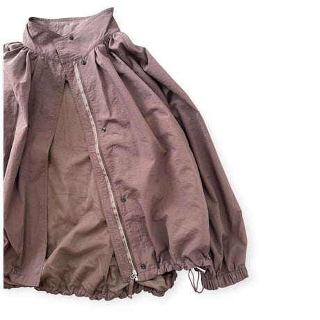 NANGA TAFFETA GATHER BLOUSON