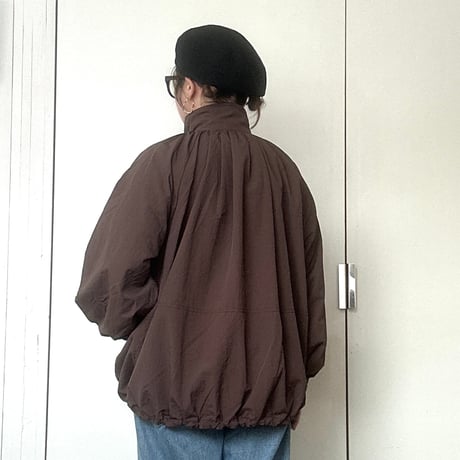 NANGA TAFFETA GATHER BLOUSON