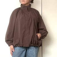 NANGA TAFFETA GATHER BLOUSON