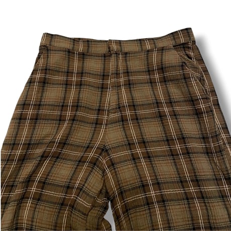 [USED] 秋色ガーゼ CHECK パンツ