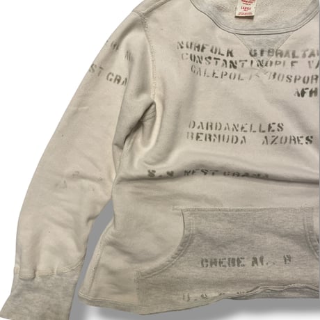 [USED] "DENIM DUNGAREE" ステンシル SWEAT