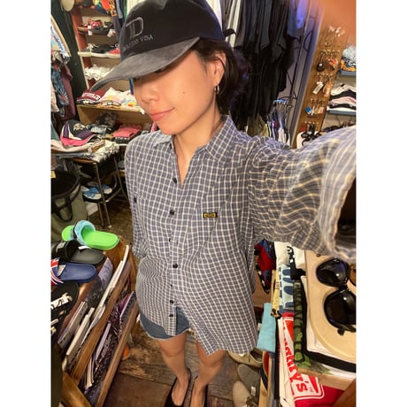 [USED] POLO SPORTチェックSHIRTS