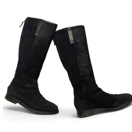 [USED]”CAMPER “Black suede long boots♡