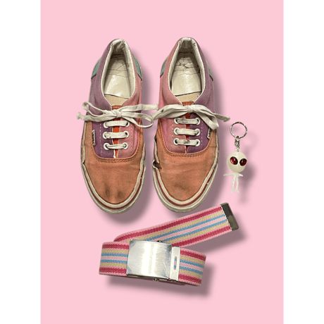 [USED] 80's VANS ERA PINK! / 23cm
