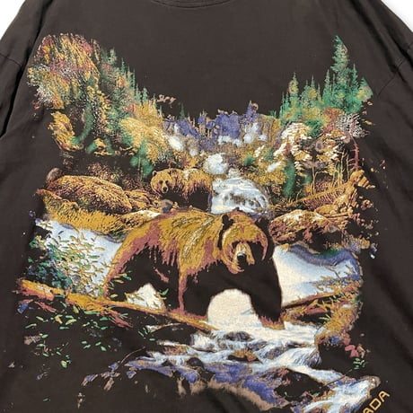 [USED] CANADA リアルくま ロンT / XXL