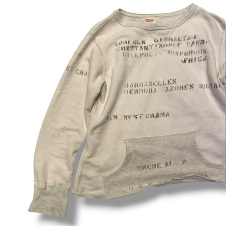 [USED] "DENIM DUNGAREE" ステンシル SWEAT