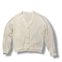 [USED] WHITE ニットカーディガン 🤍