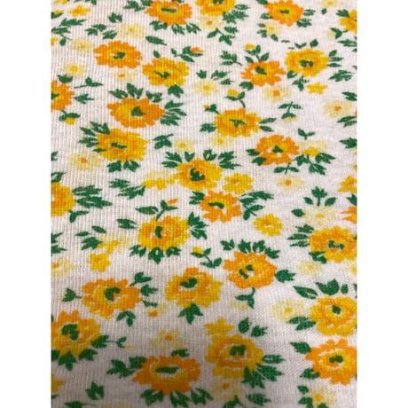 [USED] Euro vintage 半袖 FLOWER リブTops♡