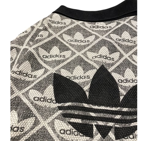 [USED] 90's EURO adidas ハーフZIP POLO