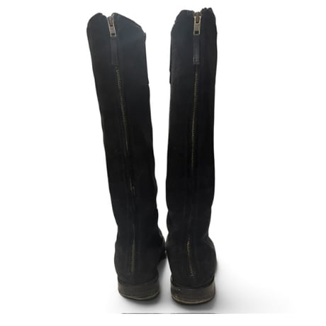 [USED]”CAMPER “Black suede long boots♡