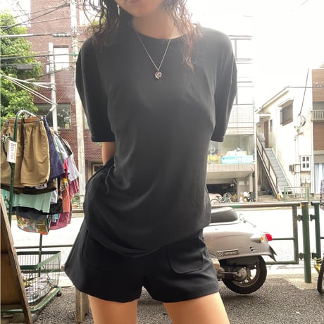 [USED] ”ARMANI” 100％ SILK S/S Tee
