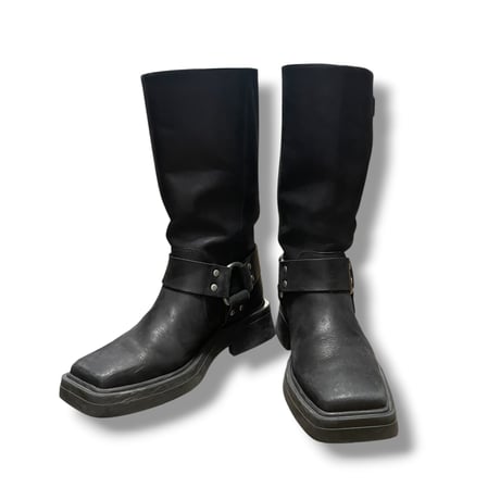 [USED] "VAGAVOND" REALレザー リングブーツ size38/24.5cm