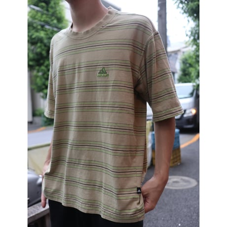 [USED] Later 90's adidas ボーダー  Tee