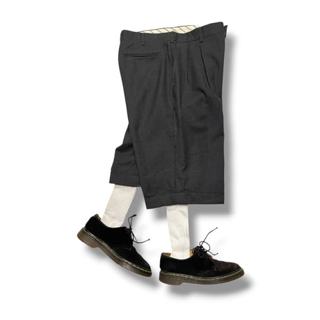 [GARDENworks] 七分丈 スラックス shorts