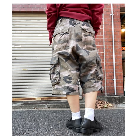 [USED] カモ柄 カーゴshorts