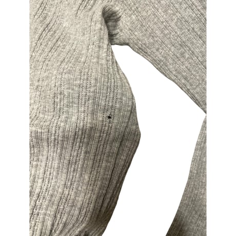 [USED] グレー リブ TOPS 🩶