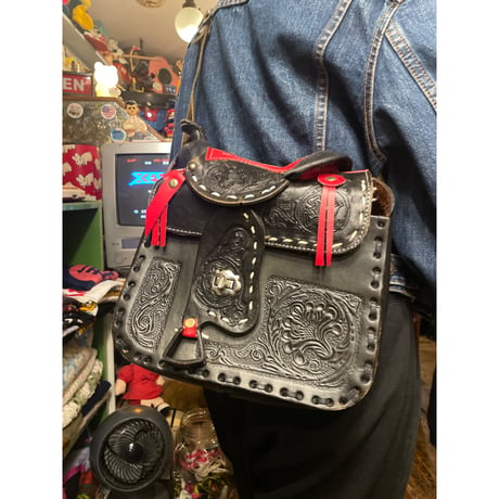 [USED] 70's vintage サドルBAG